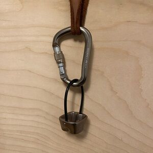 Black Diamond Climbing Carabiner with Belay Device